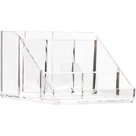 Makeup Organizer for Vanity, Cosmetic Display Case with Drawers, Fits Brushes, Lipsticks, and Other Accessories, Versatile Storage Solution, Clear