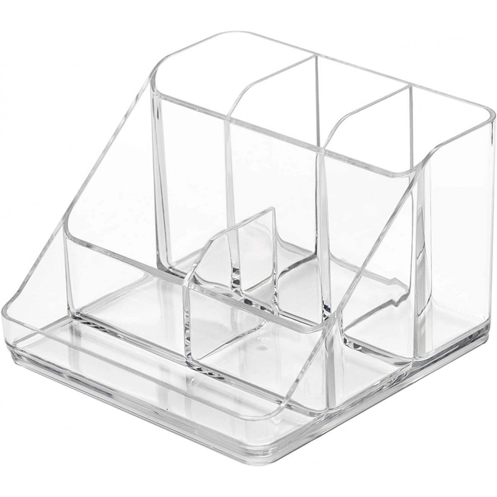 Makeup Organizer for Vanity, Cosmetic Display Case with Drawers, Fits Brushes, Lipsticks, and Other Accessories, Versatile Storage Solution, Clear